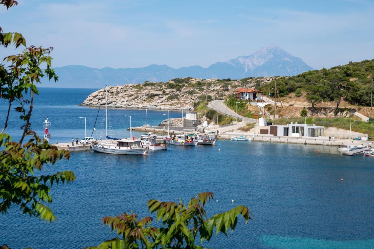 Athos View - Golden Fig Sykia Lodge Paralia Sikias Kültér fotó