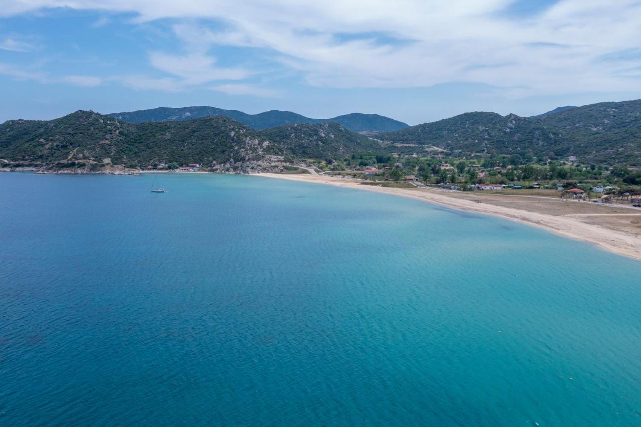 Athos View - Golden Fig Sykia Lodge Paralia Sikias Kültér fotó