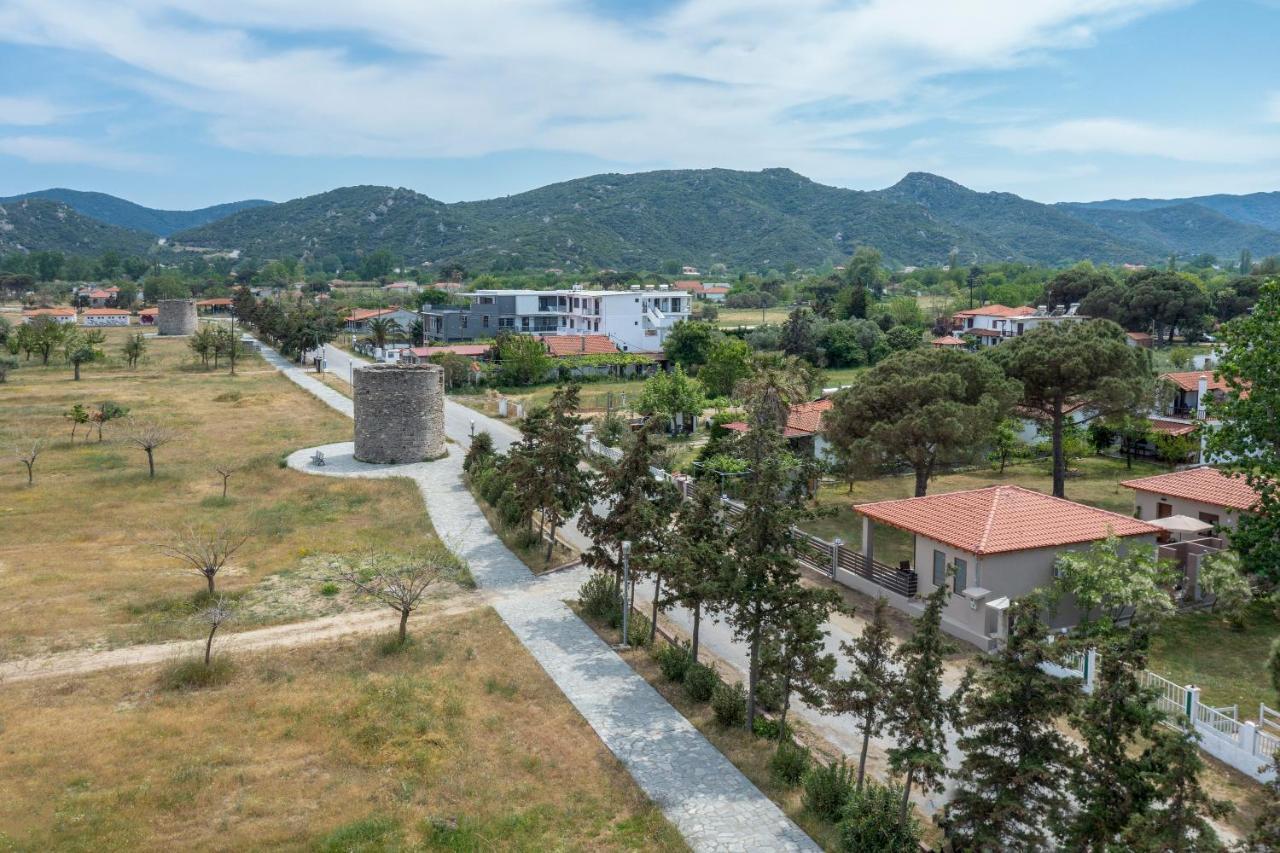 Athos View - Golden Fig Sykia Lodge Paralia Sikias Kültér fotó