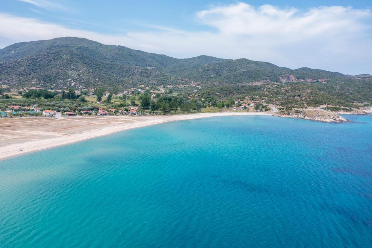 Athos View - Golden Fig Sykia Lodge Paralia Sikias Kültér fotó